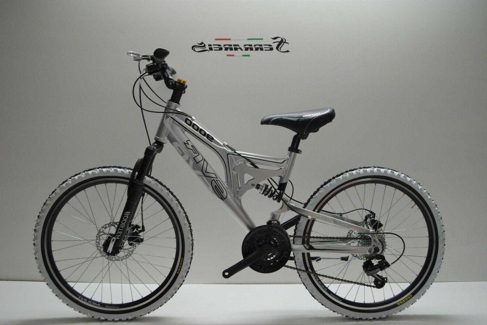 bici mtb 24 bi ammortizzata in alluminio