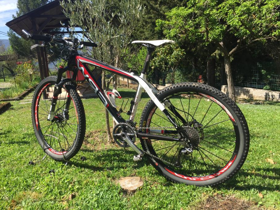 bici mtb full carbonio shimano xtr dt