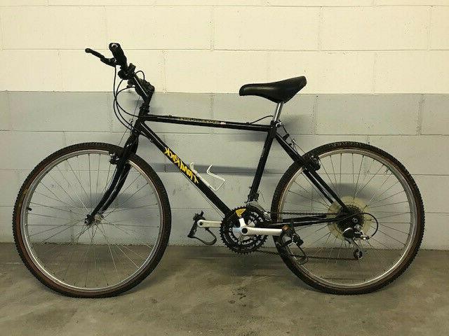 bici mtb hard rock anni 90 nera