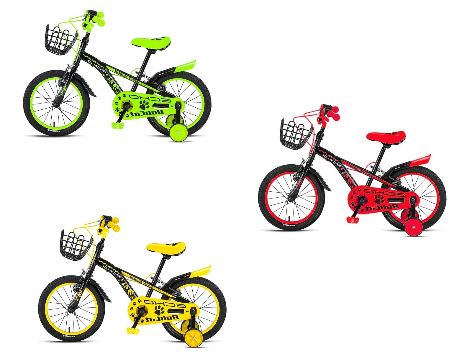 bicicletta 16 cuccioli cestino rotelle bici bambina