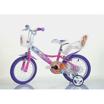 bicicletta 16 pollici winx bambina con rotelle