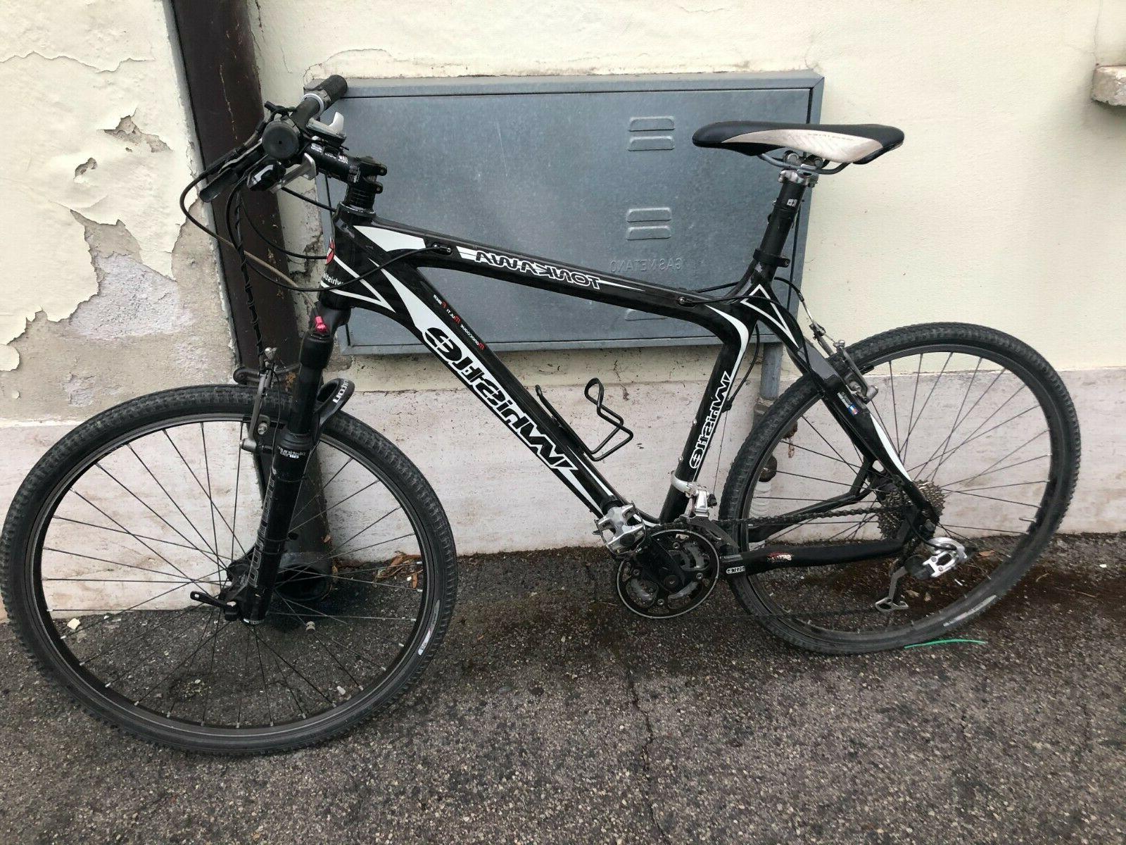bicicletta bici mtb mountainbike trekking carbonio shimano