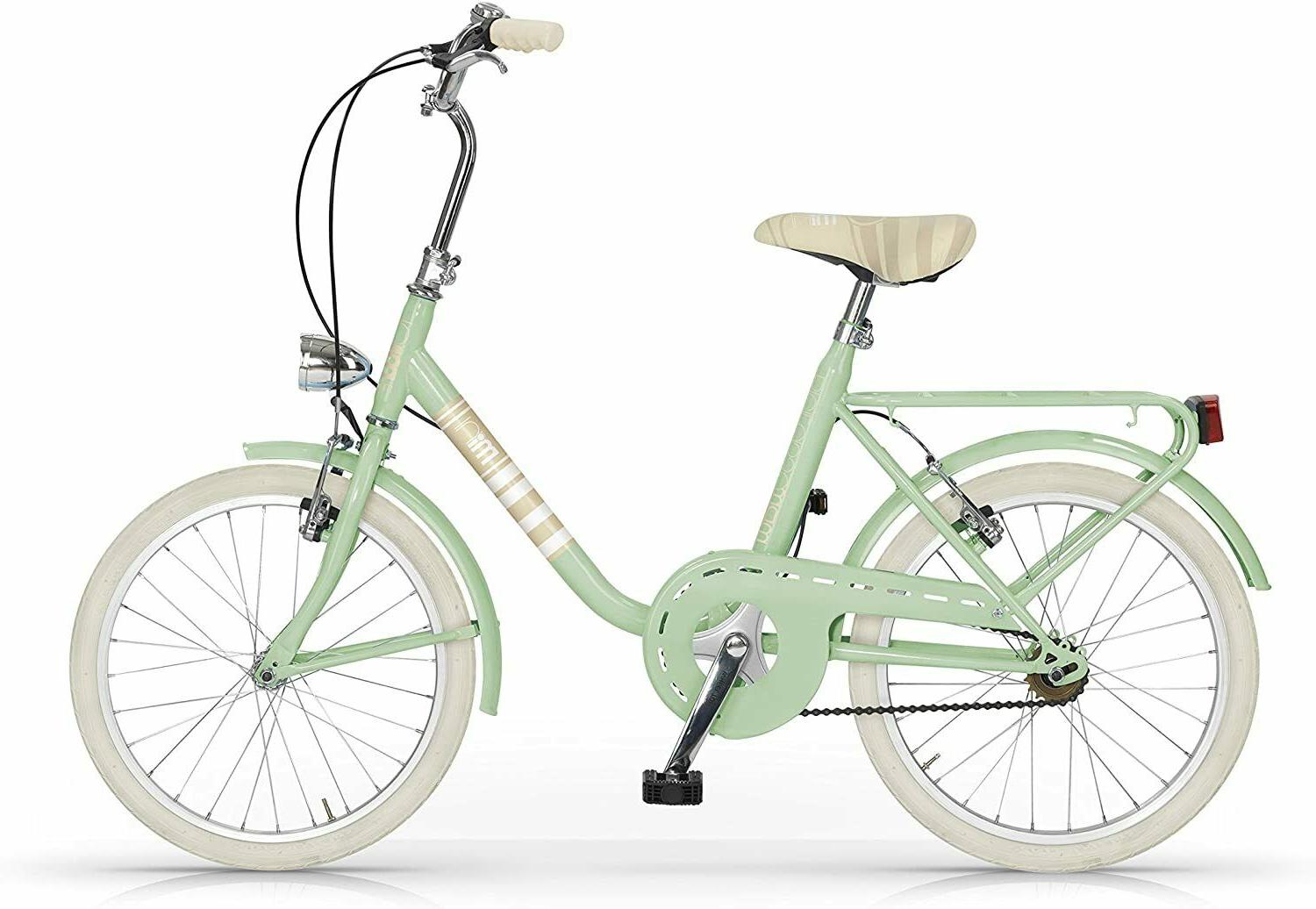 bicicletta bici ragazza viaggio graziella mare panna