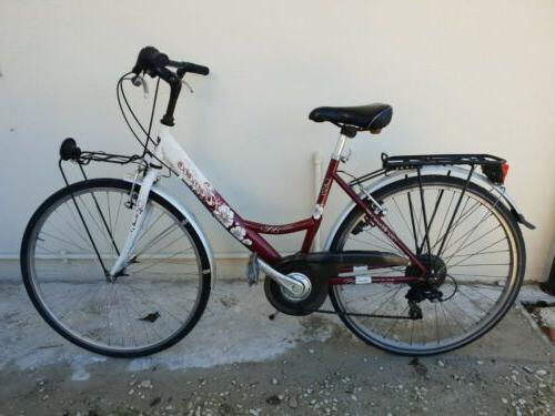 bicicletta city bike con cambio raggio 26
