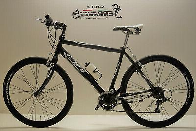 bicicletta corsa 28 ibrida nera uomo shimano