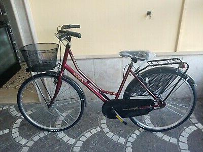 bicicletta da donna olanda 26 colore amaranto