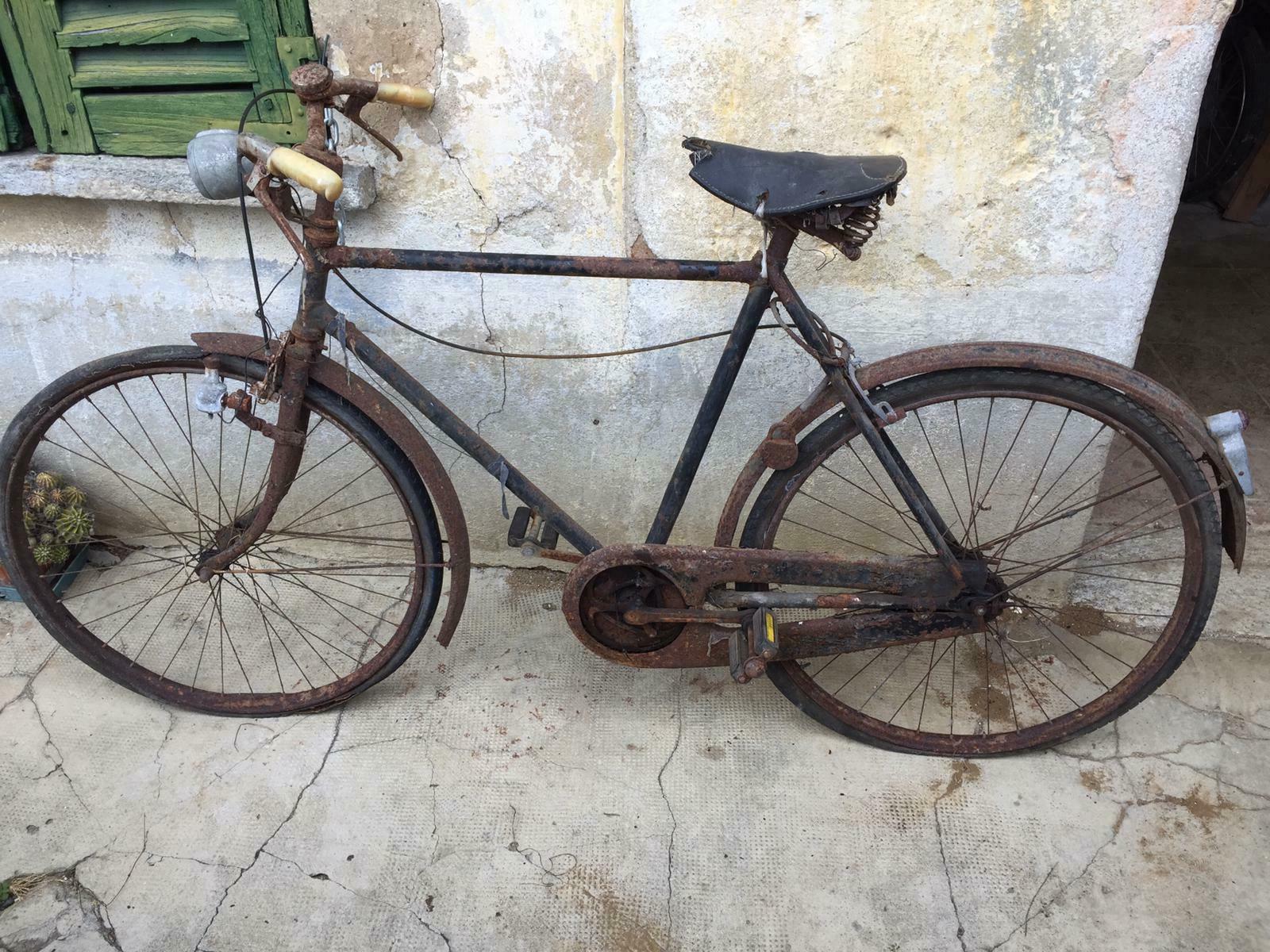 bicicletta da uomo freni a bacchetta modificata