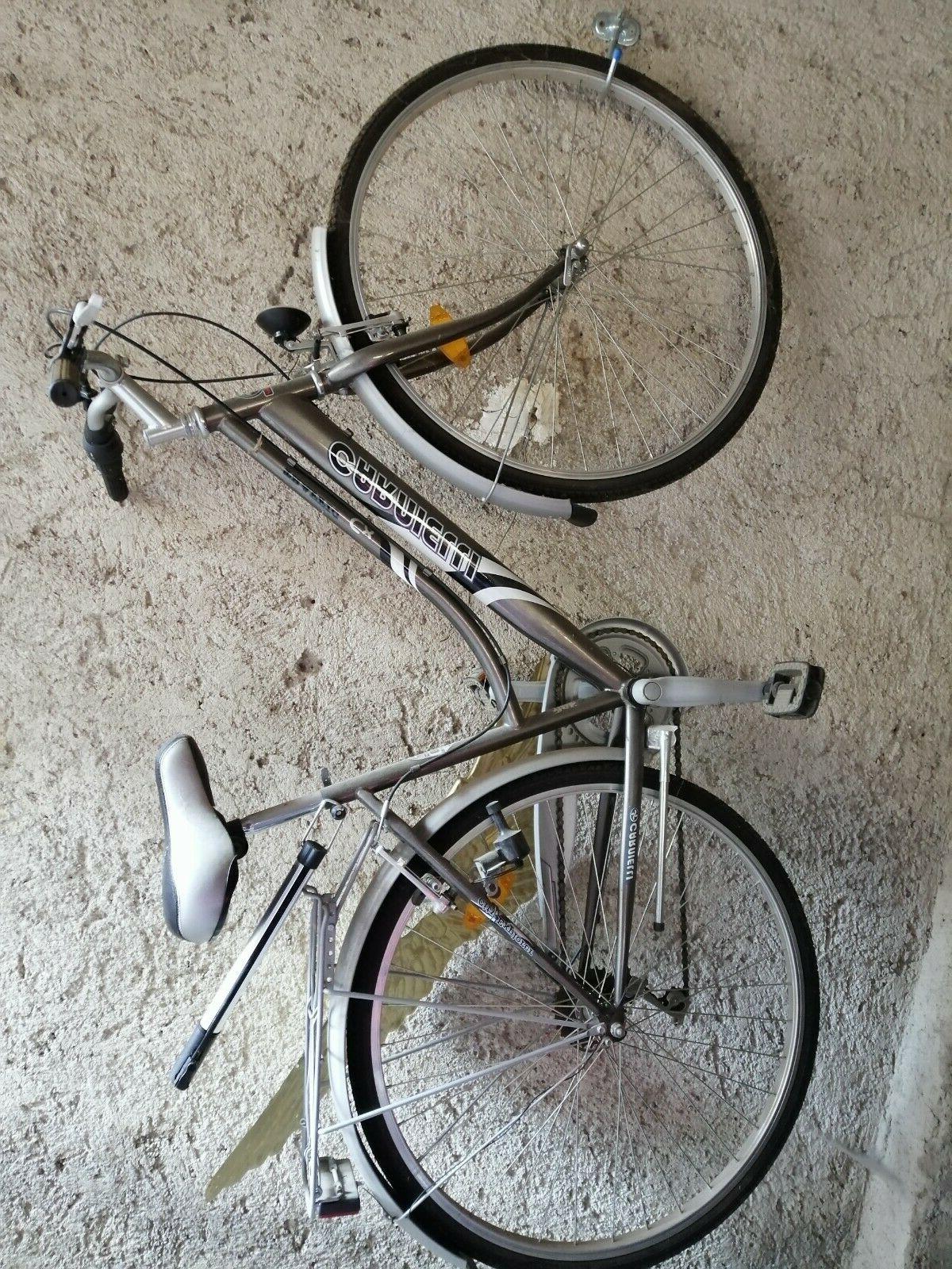 bicicletta donna grigia classica no cambio praticamente