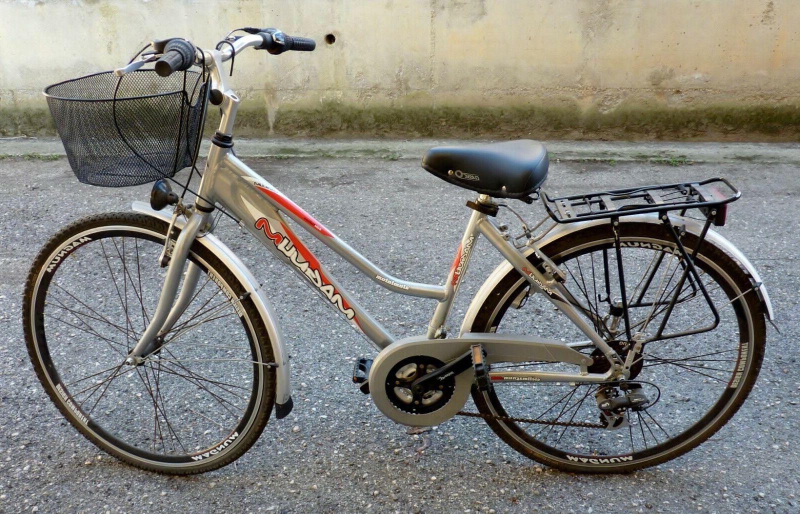 bicicletta donna marca colore argento dimensioni ruota
