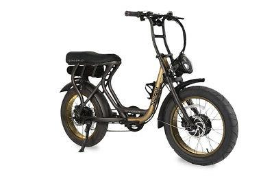 bicicletta elettrica con pedalata assistita pieghevole giall