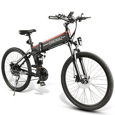bicicletta elettrica pieghevole a 26 da 500w