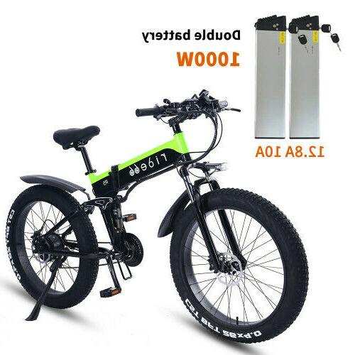 bicicletta elettrica pieghevole fat tire mountain bike
