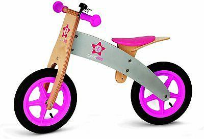 bicicletta in legno senza pedali per bambina