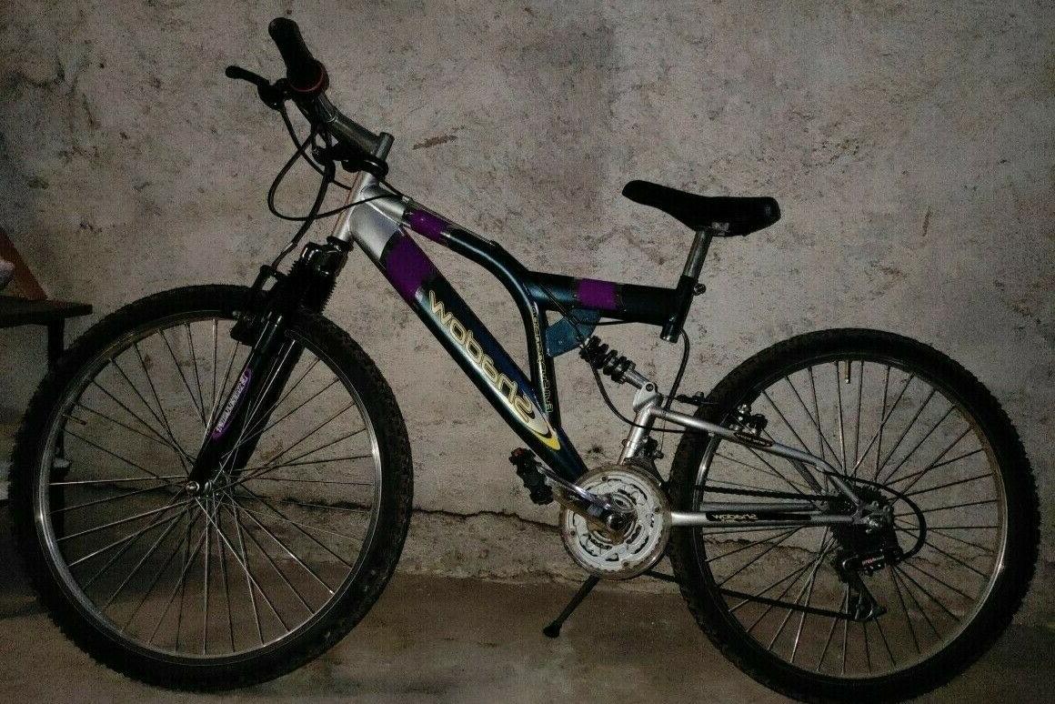 bicicletta mountain bike biammortizzata ruote da 26