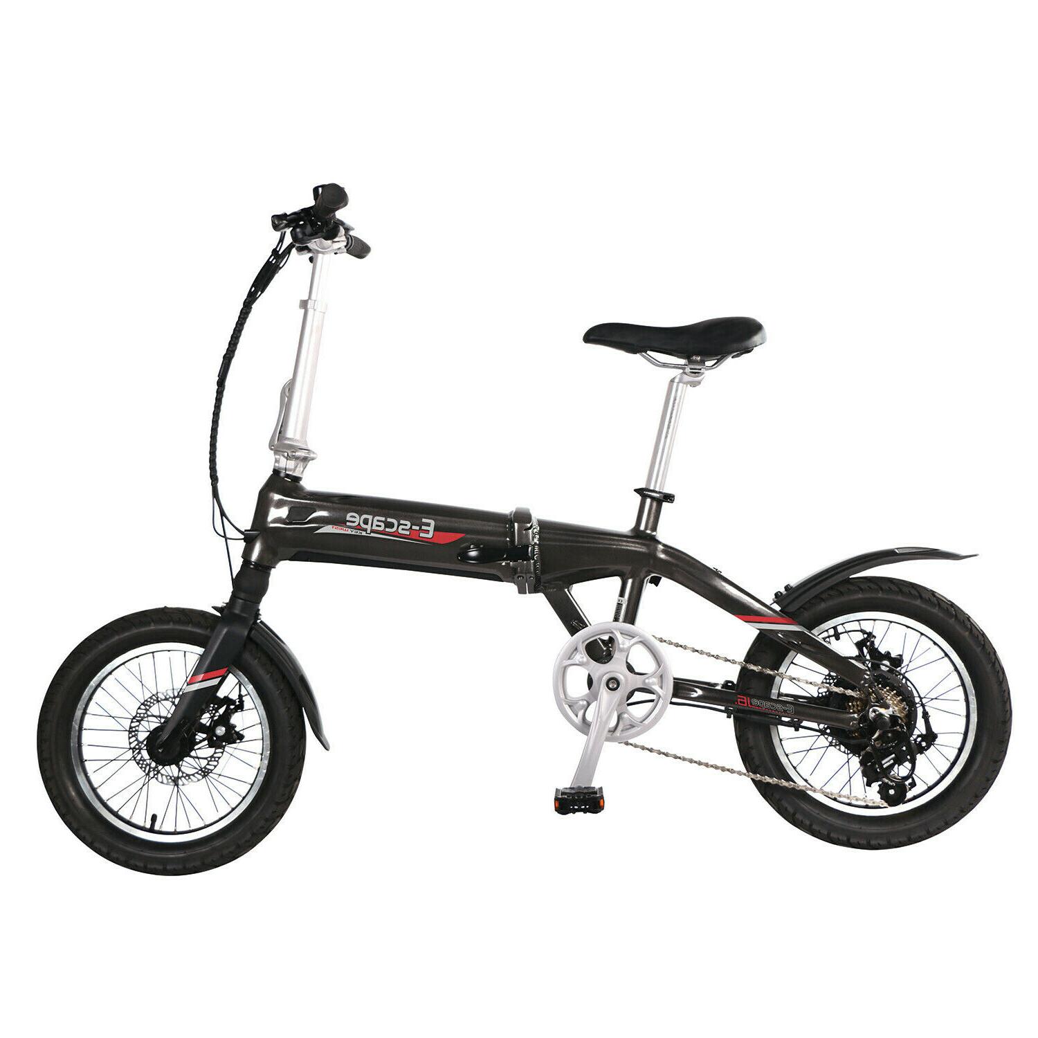 bicicletta pedalata assistita elettrico pieghevole 16 pollic