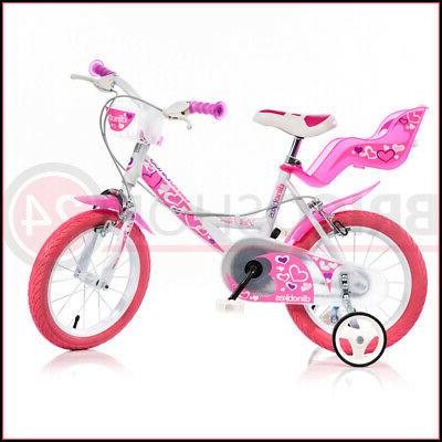 bicicletta per bambina 14 pollici 3 4