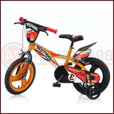 bicicletta per bambino 14 pollici con 1
