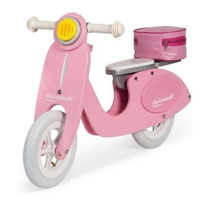 bicicletta scooter senza pedali in legno mademoiselle