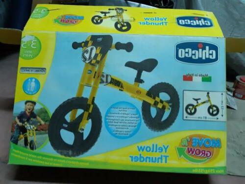bicicletta senza pedali yellow thunder