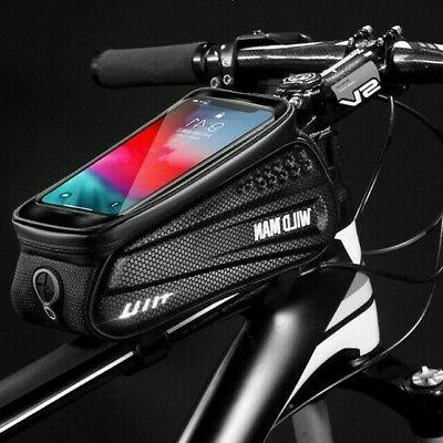 borsa bici bicicletta sopratubo grande smartphone telefoni