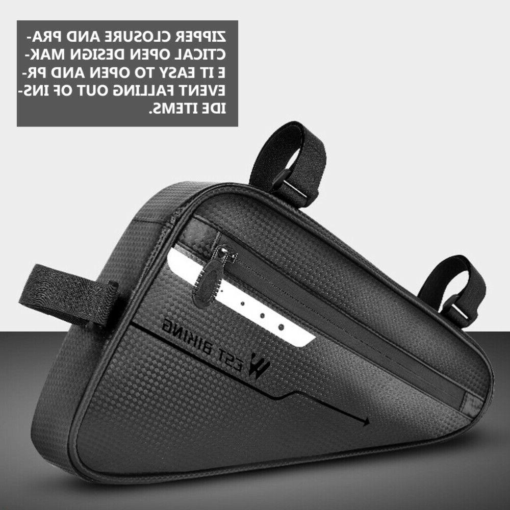borsa triangolare da telaio da bicicletta grande