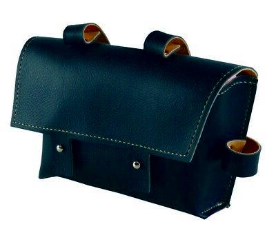 borsa vintage spallaccio al telaio ecopelle nero