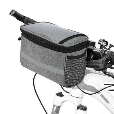 ciclismo bici bicicletta borsa frontale isolata mtb