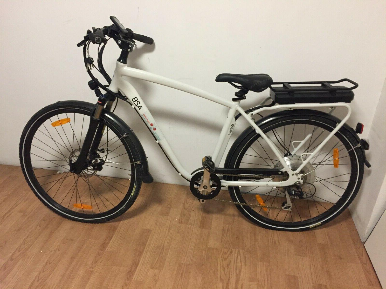 city bike elettrica marca colore bianco