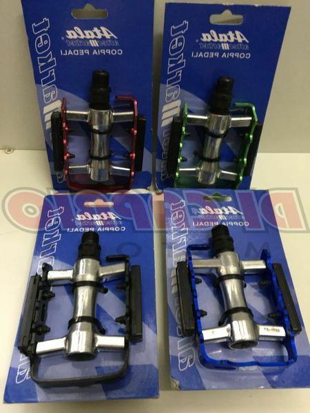 coppia pedali mtb bmx alluminio bici bicicletta