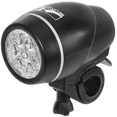faro frontale bicicletta 7 led luce lampada