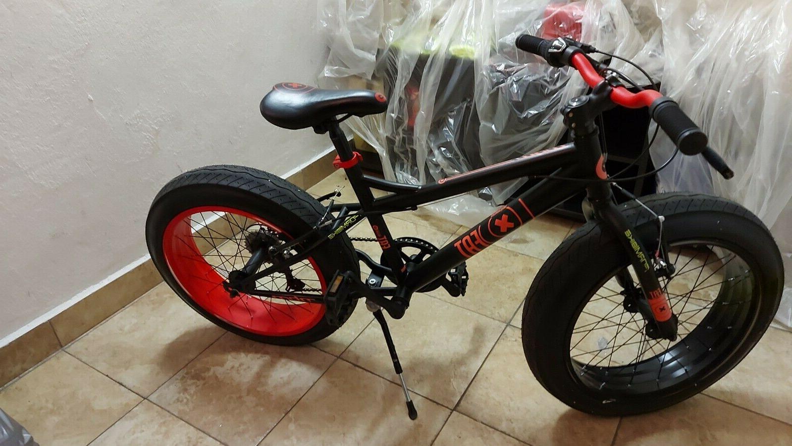 fat bike x per bambino colore nera