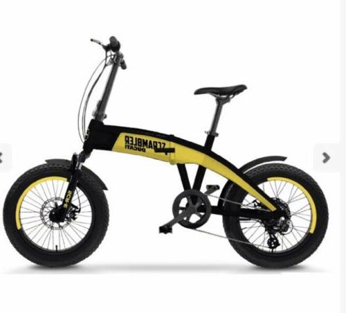 fat e bike bicicletta elettrica scrambler pieghevole