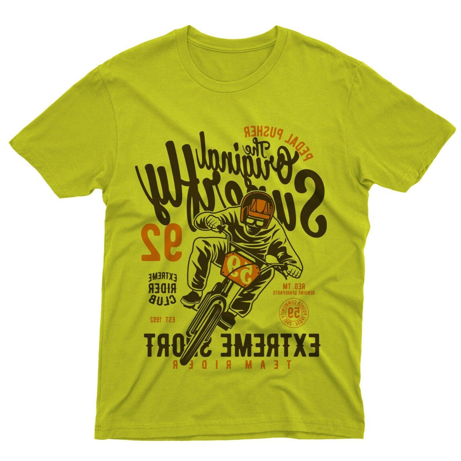 fm10 t shirt pedal pusher bici bicicletta
