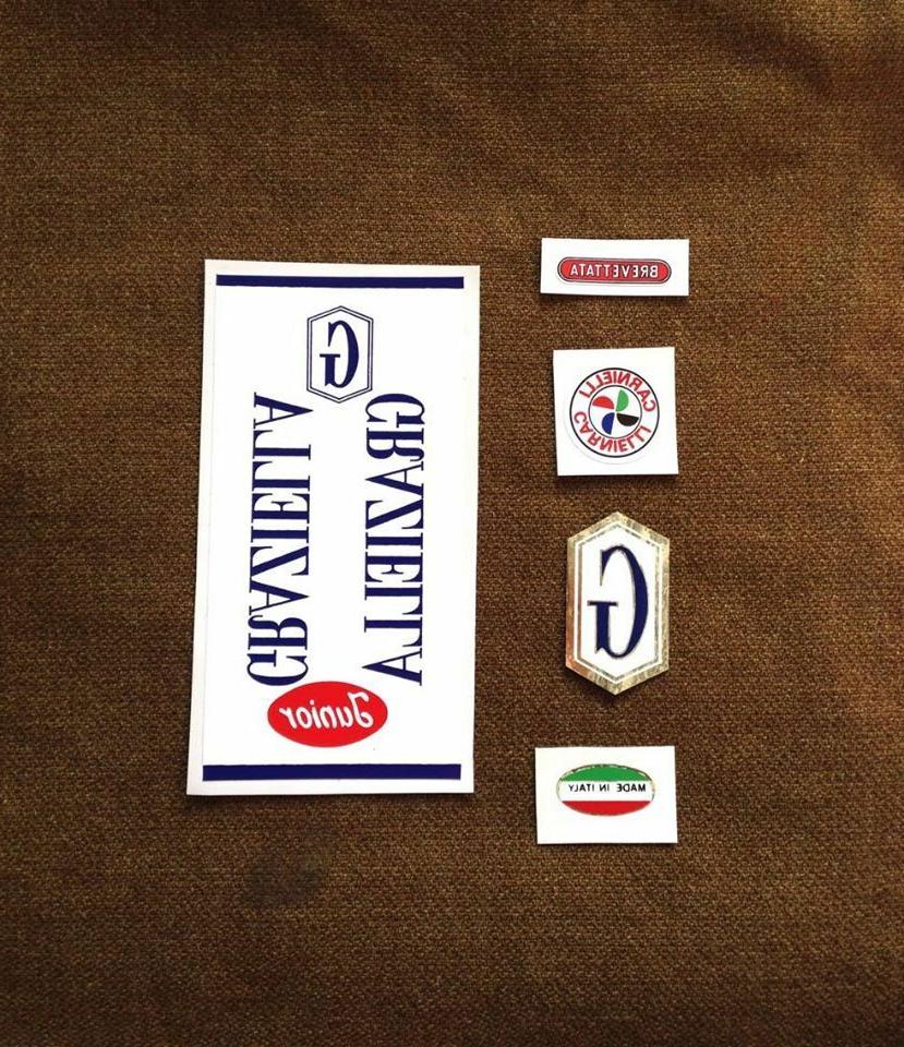kit adesivi stickers bici carnielli junior bianco