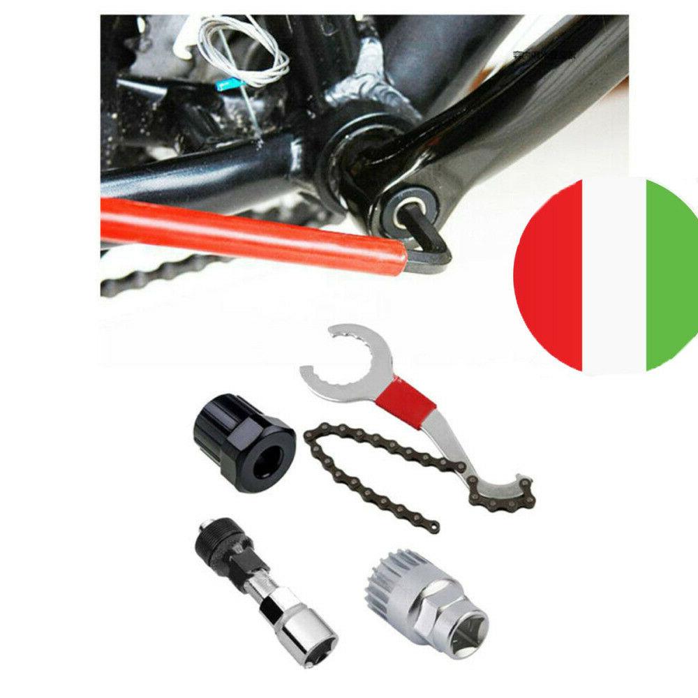 kit attrezzi per riparazione di bici catena