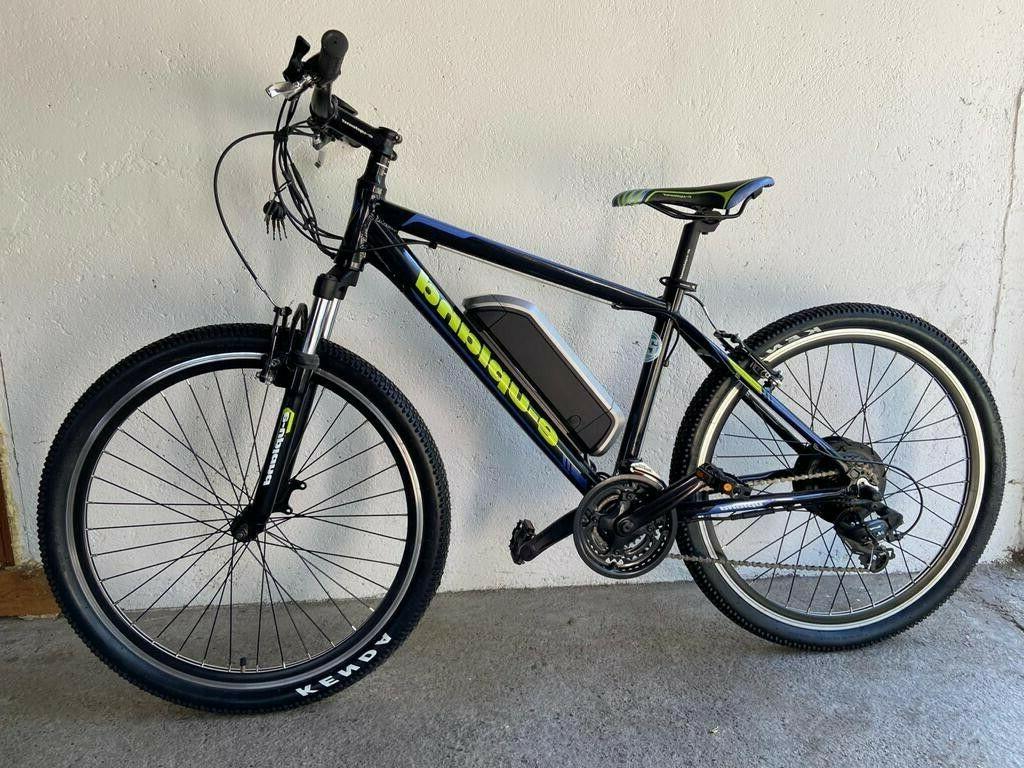mountain bike elettrica in alluminio
