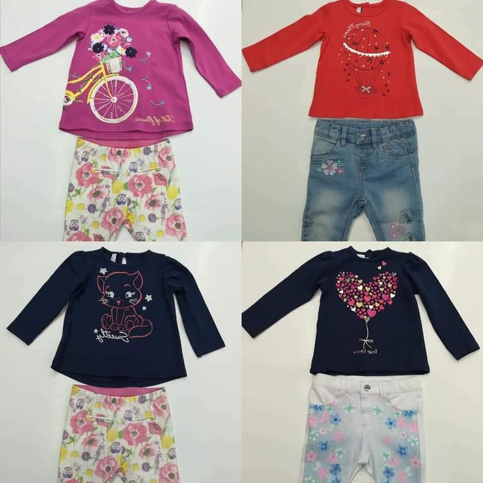 pantalone jeans maglia bimba prezzo gia scontato