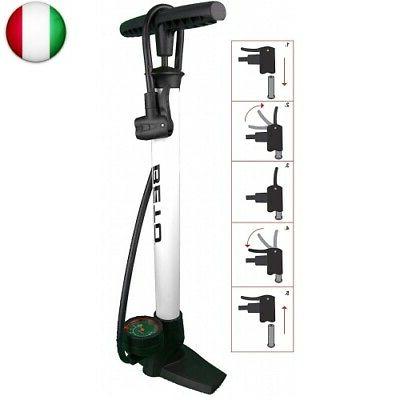 pompa ad aria per bicicletta con manometro