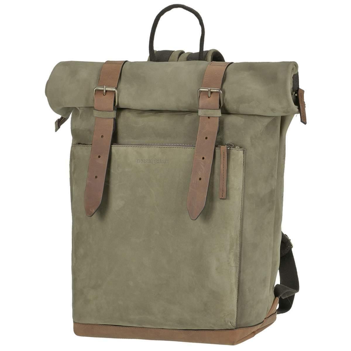 roll rucksack donna uomo pelle business viaggio
