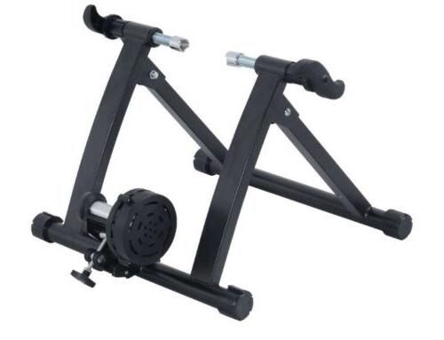 rullo per allenamento bicicletta pieghevole in acciaio