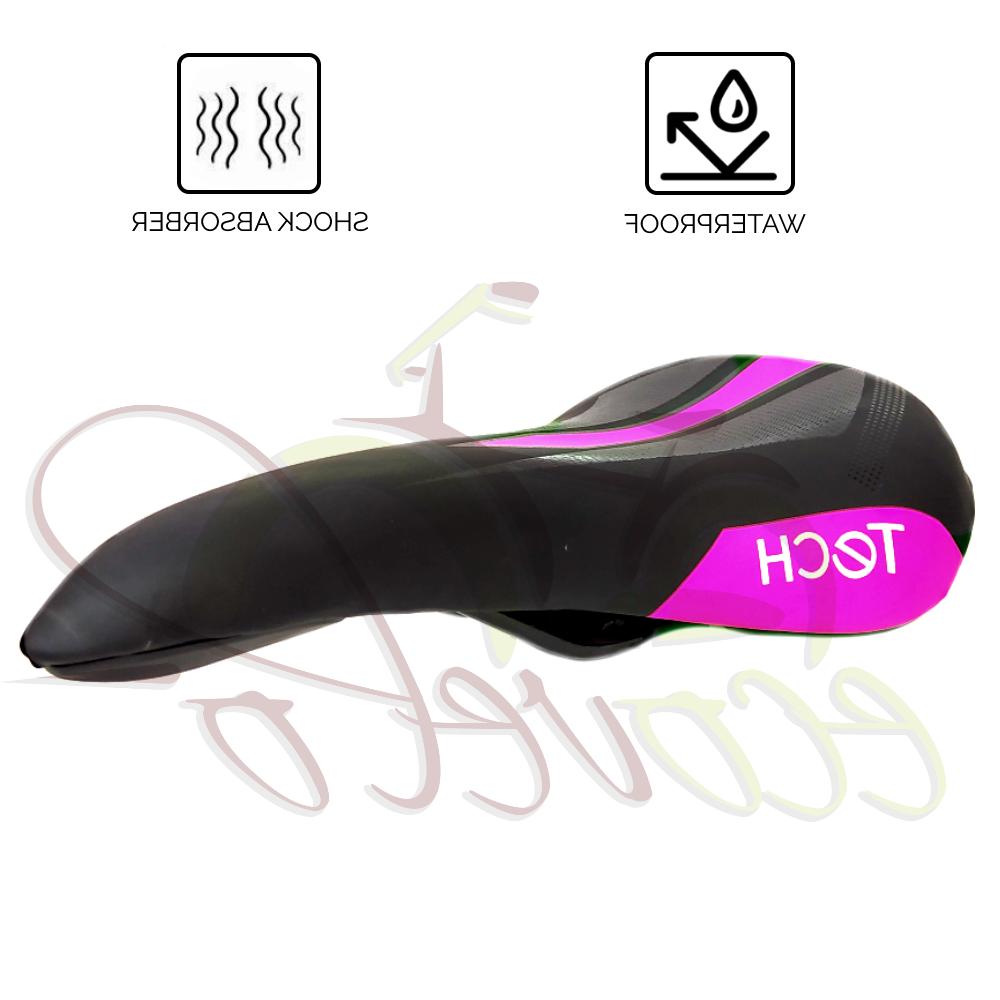sella nera fucsia bicicletta donna sellino corsa