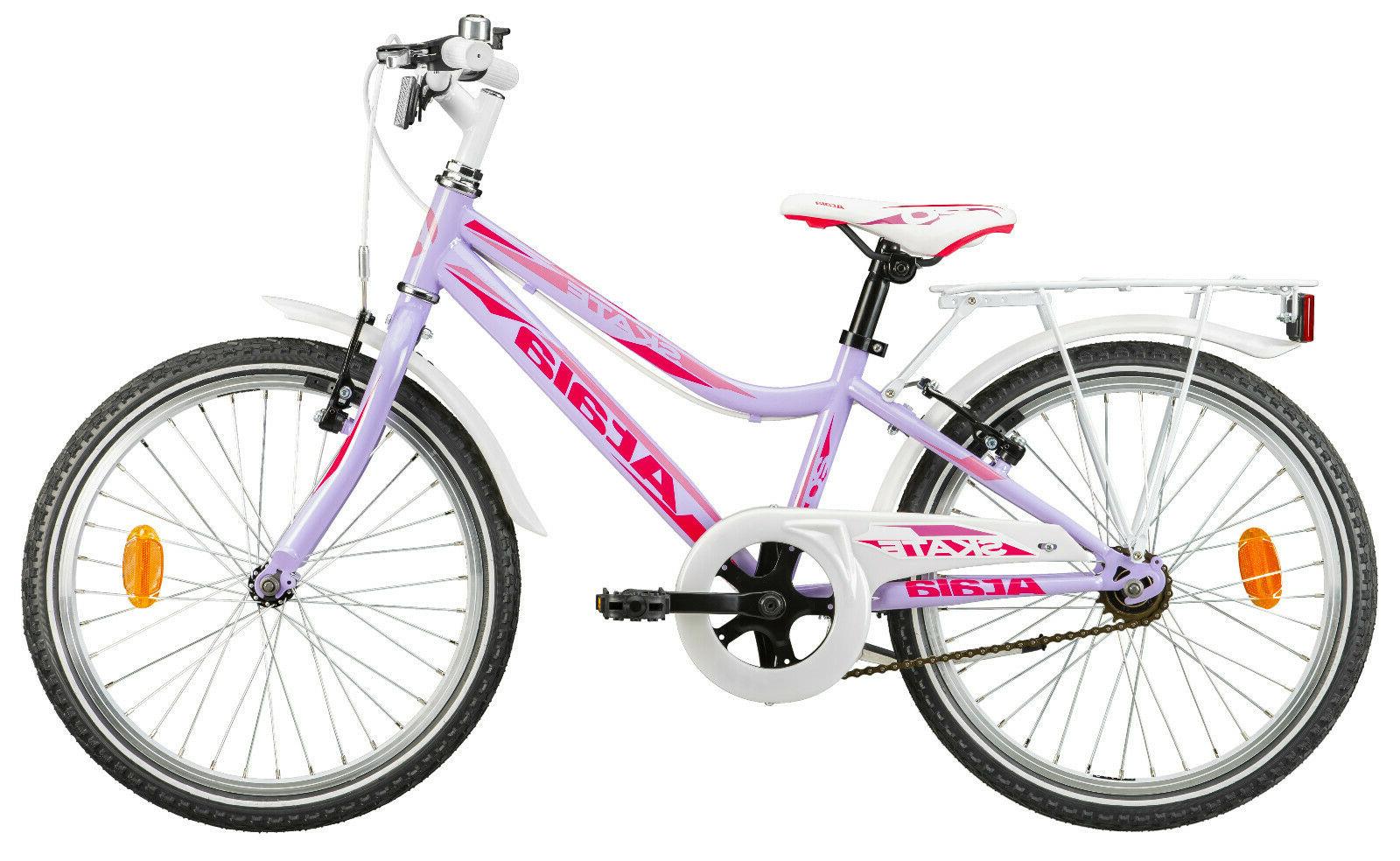 skate bicicletta 20 mountain bike donna lilla