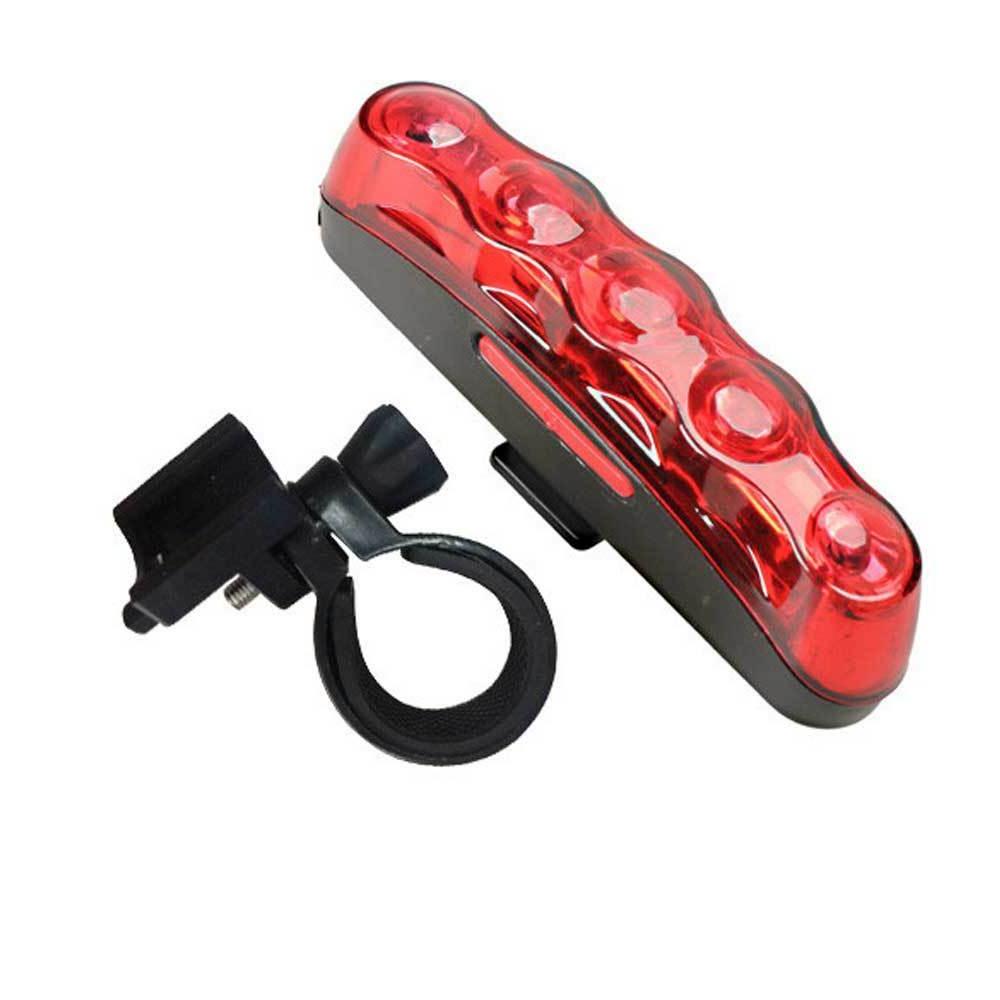 torcia 5x luce led faro posteriore bici