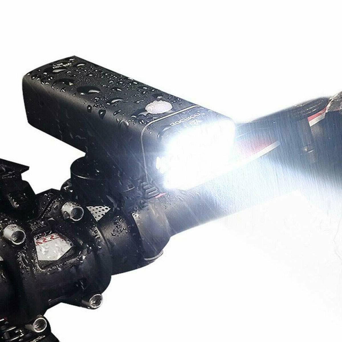 torcia luce led fanale bicicletta faro cree