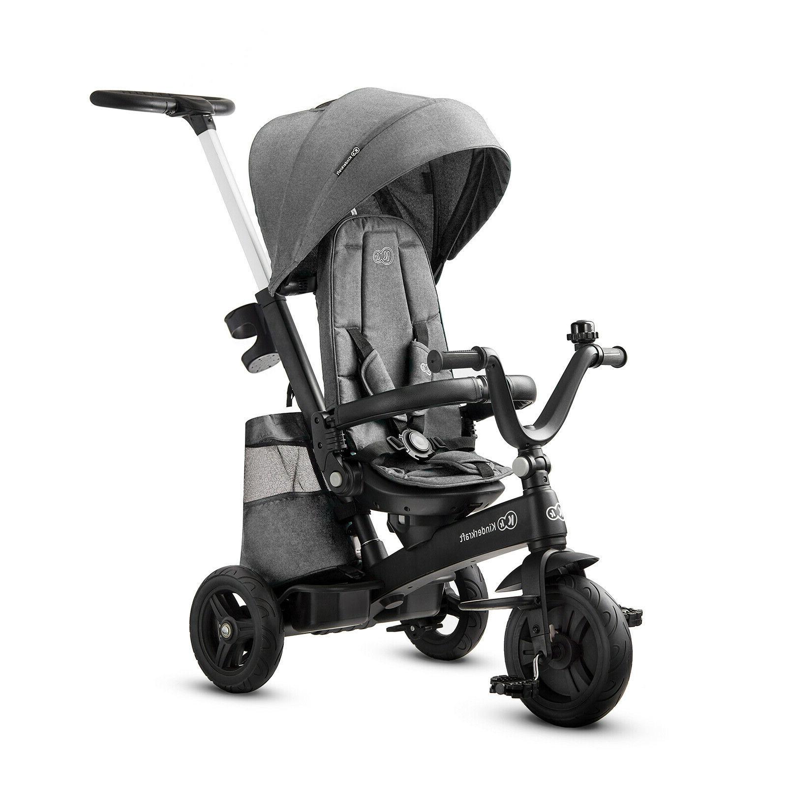 triciclo easytwist passeggino con maniglione 9 mesi