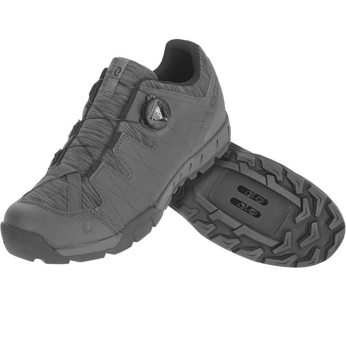 uomo scarpe ciclista sport sentiero boa scuro