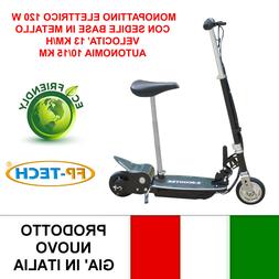MONOPATTINO ELETTRICO CON SEDILE 24 V 120W BASE METALLICA E-