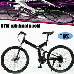 Mountain Bike Acciaio al carbonio 26" Adulto bici sospension