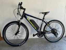 Mountain bike elettrica in alluminio