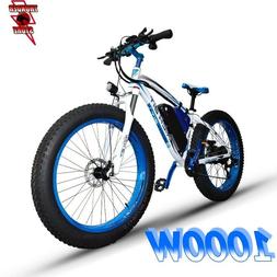 Elettrica Top-012 1000w 48v 17ah Mountain Ebike Blu